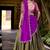 Olive georgette zari weaving lehenga choli with dupatta