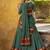 teal woven chanderi ethnic lehenga choli with dupatta