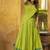 Green South Indian Half Saree Lehenga with Dupatta – Festive Traditional Wear for Women