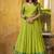 Green South Indian Half Saree Lehenga with Dupatta – Festive Traditional Wear for Women