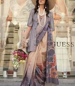 multi colour art silk blend digital print casual classic saree