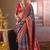 multicolor art silk blend patola print saree for wedding & festive wear