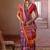 multicolor art silk blend patola print saree for wedding & festive wear