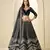 Black Velvet Embroidered Sequins Work Lehenga Choli