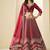 Maroon Velvet Embroidered Sequins Work A Line Lehenga Choli