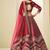 Maroon Velvet Embroidered Sequins Work A Line Lehenga Choli