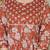 Women cotton printed round nack 3/4 sleeves calf length flared kurta pant and dupatta set