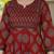 Women cotton printed round nack 3/4 sleeves calf length flared kurta pant and dupatta set