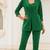 green velvet coord set