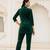 green velvet coord set