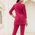 pink velvet coord set