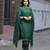 Green Cotton Silk Kurta set