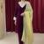 Wine Velvet Gotta Work Kurti Pant Set with Dupatta