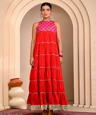 Rust orange cosmo aaina kurta set 1