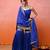 Blue aaina chinon garara set
