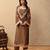 Brown cosmo aaina kurta set