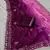 elegant purple chiffon saree with heavy designer sequins & thread work and silk blend blend blouse