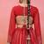 Red Georgette Gota Lehenga Set With Blouse