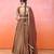 Brown Cosmo Aaina Lehenga Set With Blouse