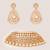 Gold plated kundan choker necklace set