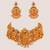 Gold plated temple choker necklace set