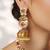 Gold plated kundan Temple necklace set