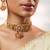 Gold plated kundan Temple choker necklace set