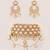 Gold plated kundan choker necklace set