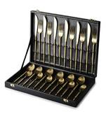 Aurora luxe cutlery set of 24