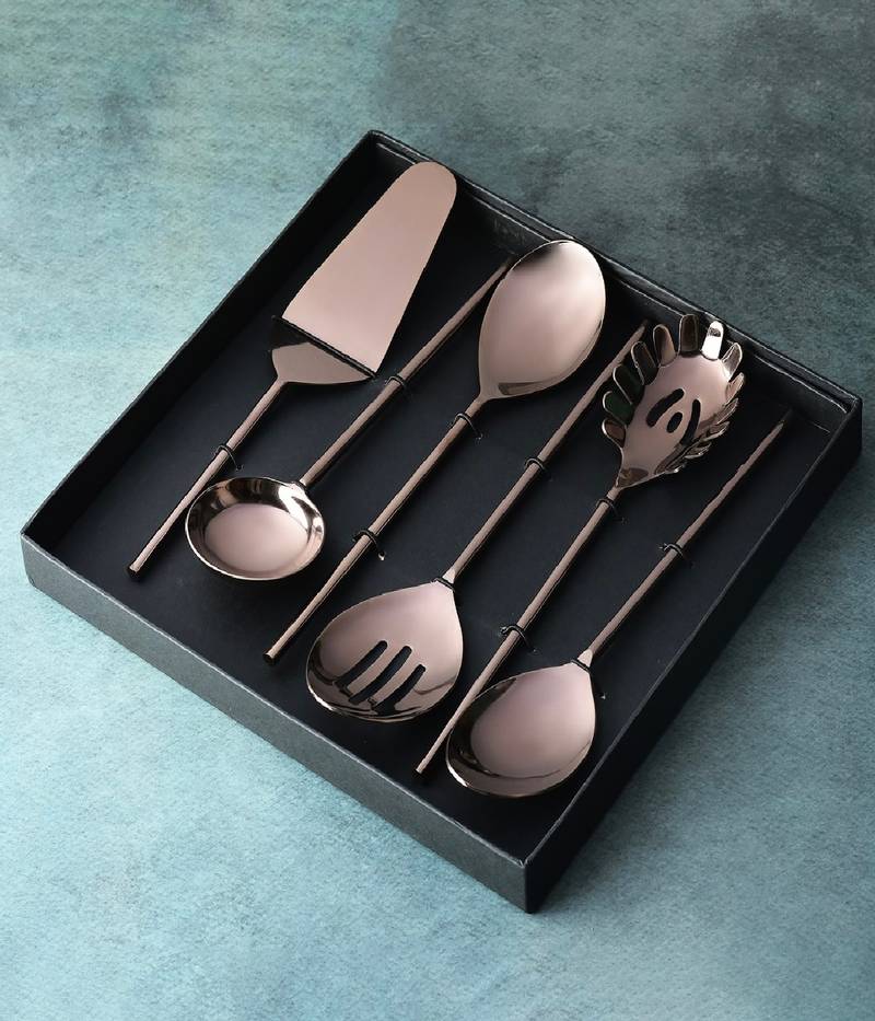 Mocha luxe serveware