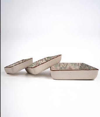 Mughal mist platter set of 3 5