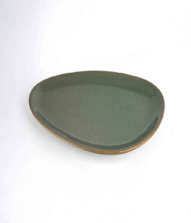 River pebble platter set of 2