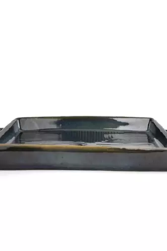 Obsidian tide platter