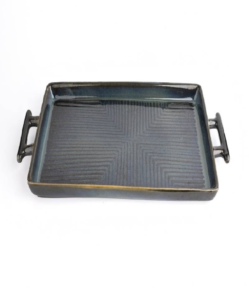 Obsidian tide platter