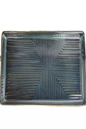 Obsidian tide platter