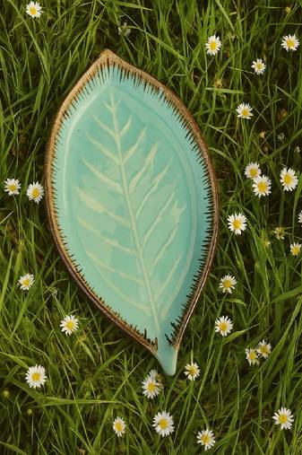 Meadow leaf platter