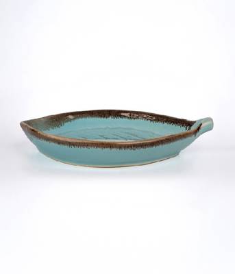 Meadow leaf platter 3