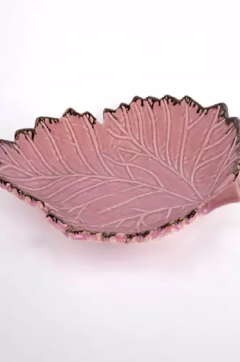 Blush leaf platter