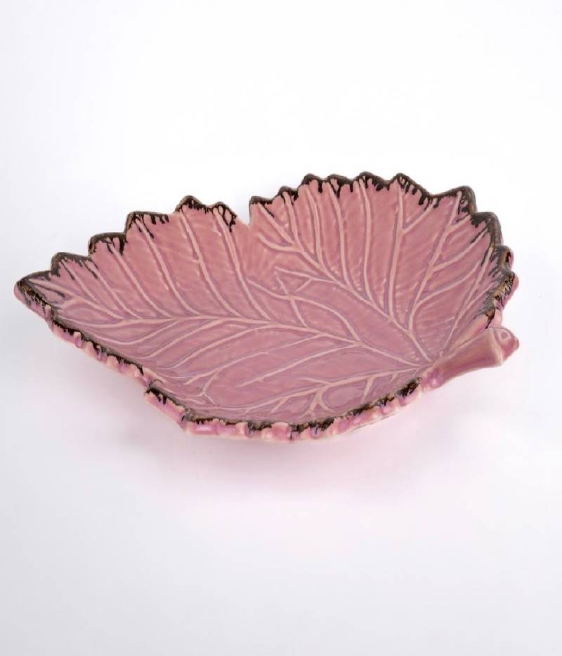 Blush leaf platter