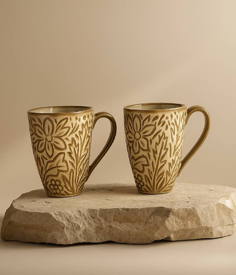 Wildflower mugs