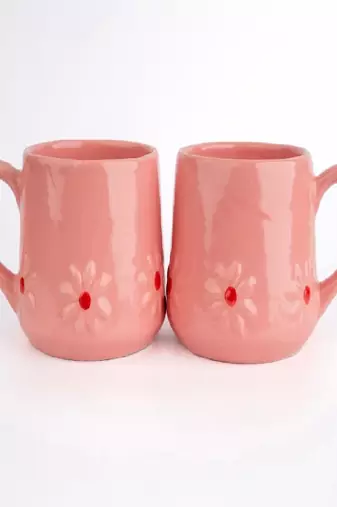 Daisy day mugs- set of 2