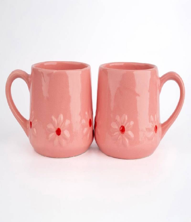 Daisy day mugs- set of 2