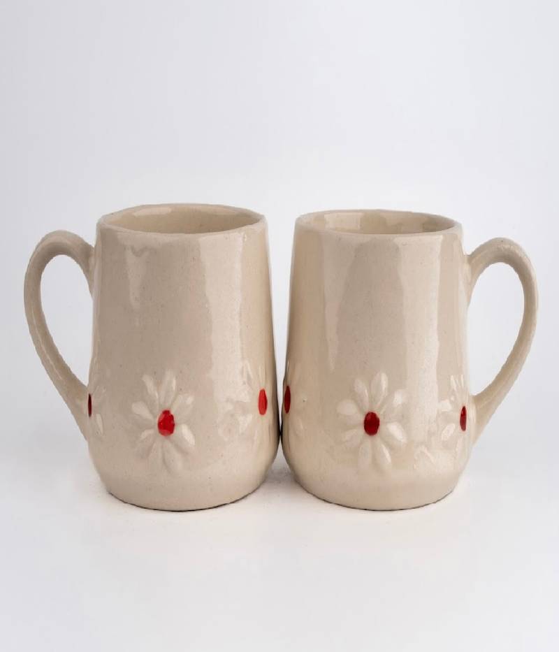 Daisy day mugs- set of 2