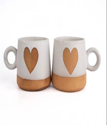 Golden heart mug 2