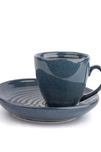 Linen ripple snack set of 2