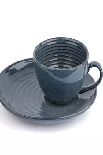 Linen ripple snack set of 2