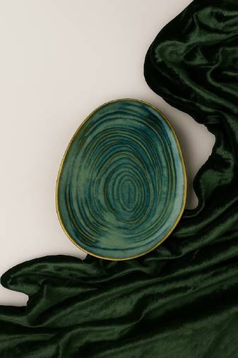 Tide echo snack plate set of 2