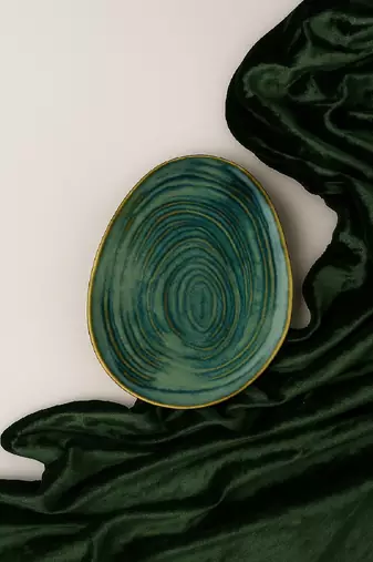 Tide echo snack plate set of 2