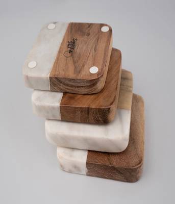 Terra blend coasters- set of 4 3