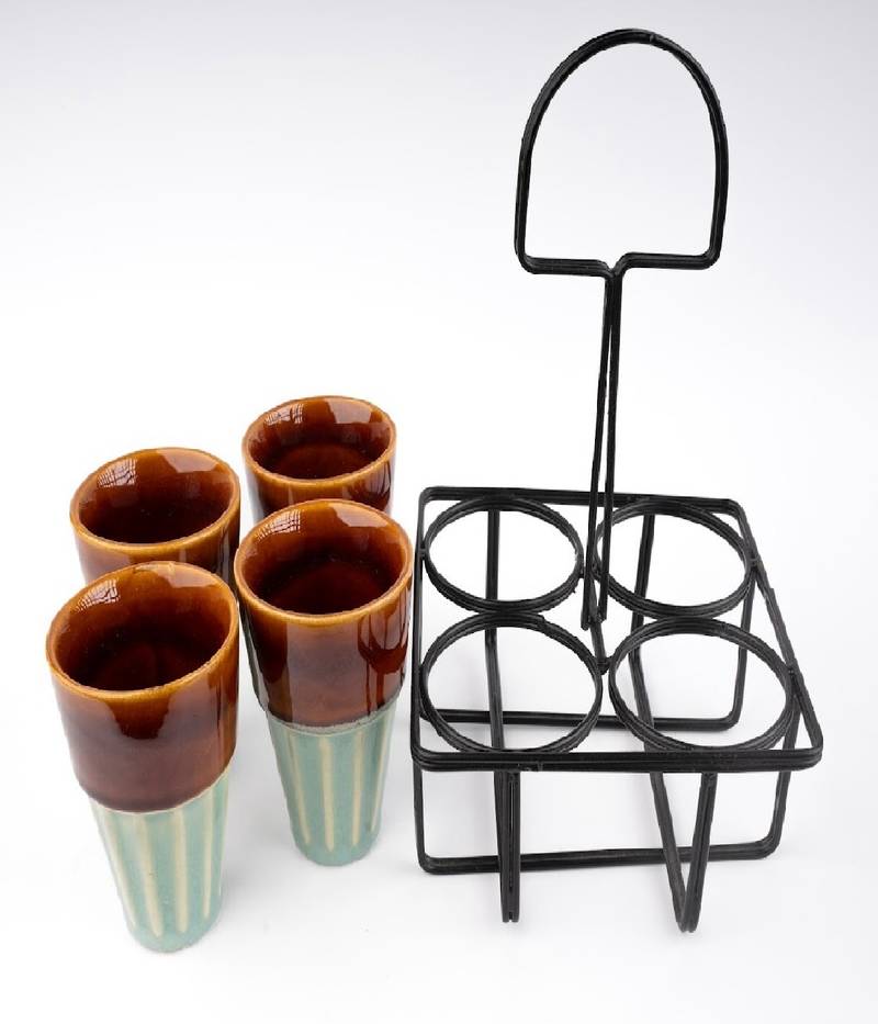 Kulhad caddy-set of 4